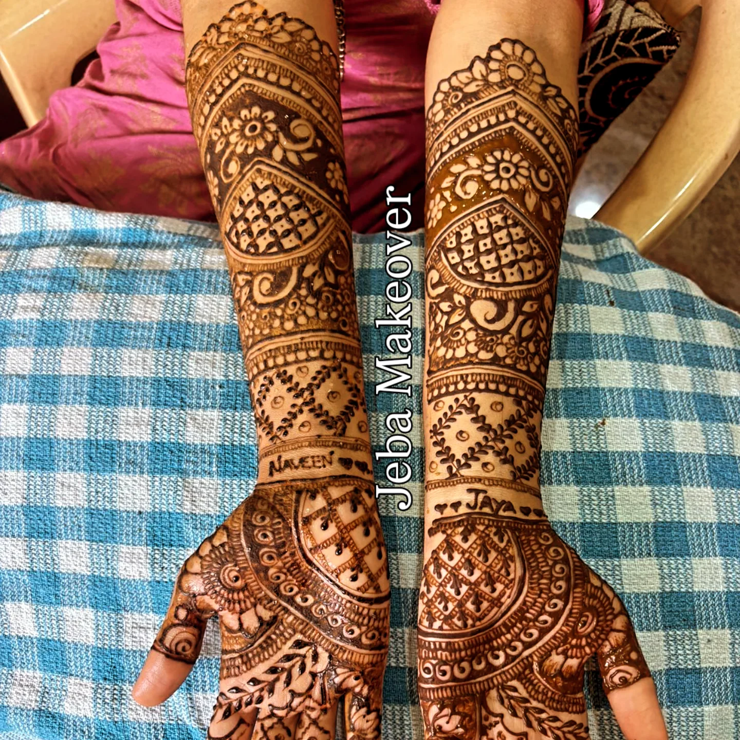 Jeba Makeover mehendi